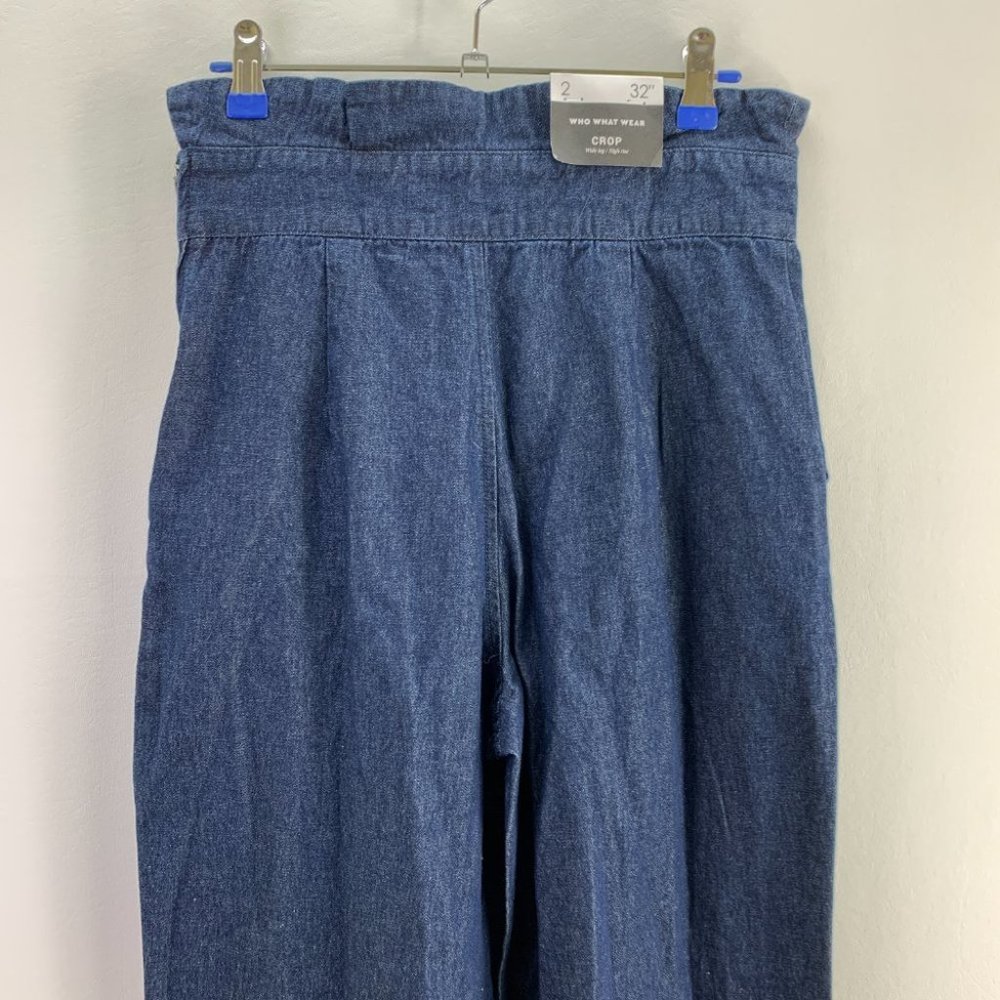 Who What Wear Wide Leg Crop 2 32" #D1-084 - Picture 5 of 9